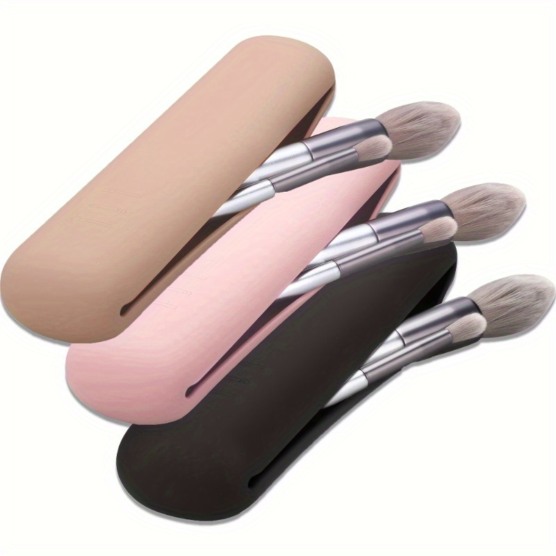 Makeup Beauty Ro - Seyahat Makyaj Fırça Tutucu, Silikon Trendy