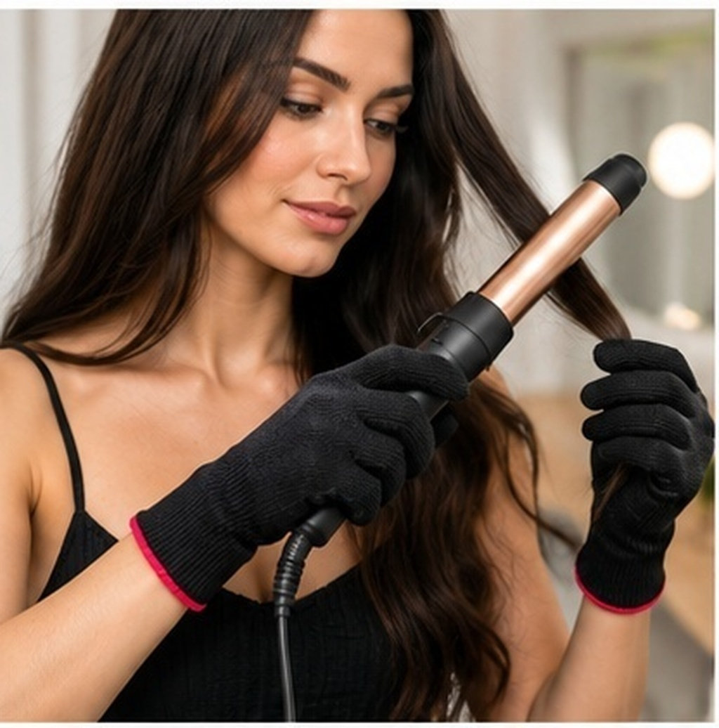 Hair Curling Wand - 6 Adet Isıya Dayanıklı Saç Şekillendirme