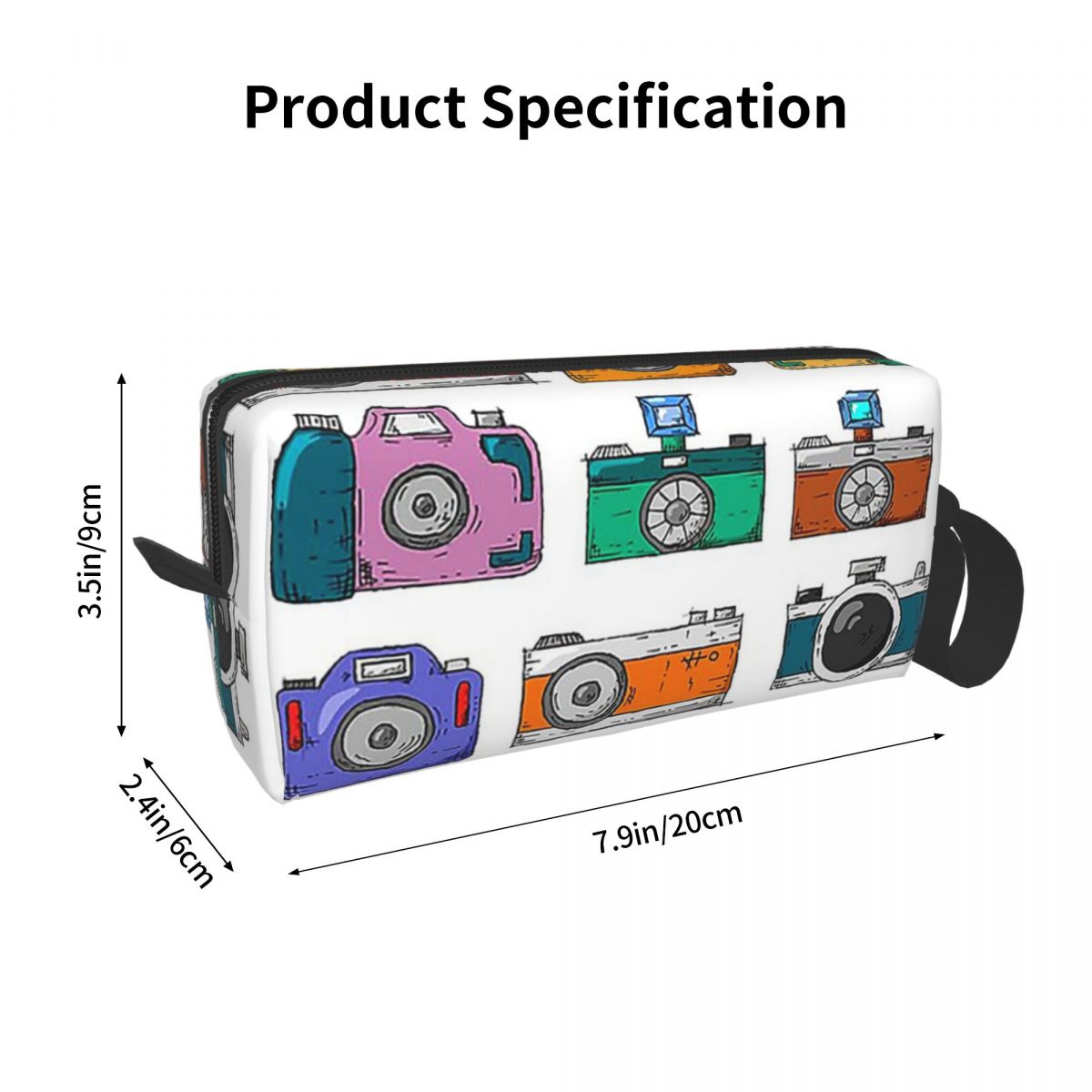 Beauty Makeup Camera - Retro Kamera Makyaj Çantası Kozmetik Organizatör