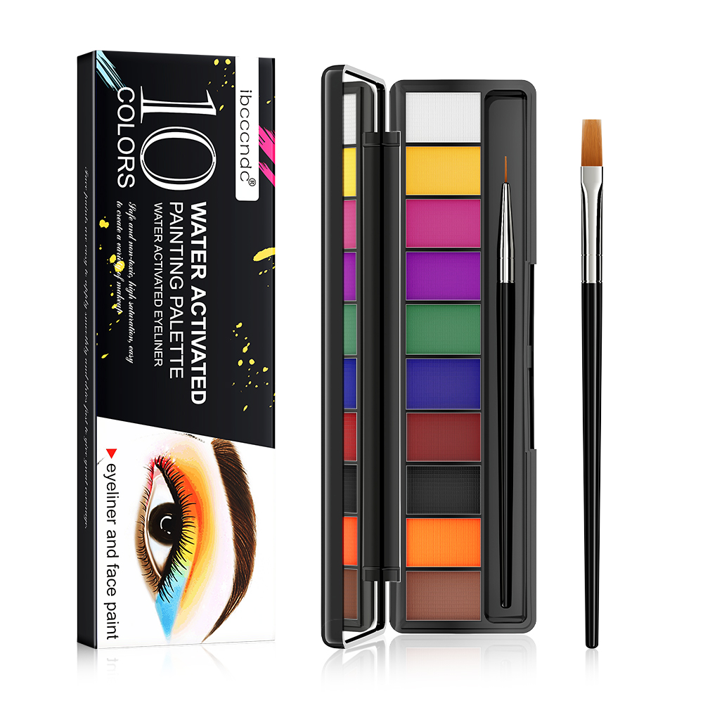 10 renk Glow floresan Neon yağ - Beauty Halloween Makeup incelemesi ve fiyatı