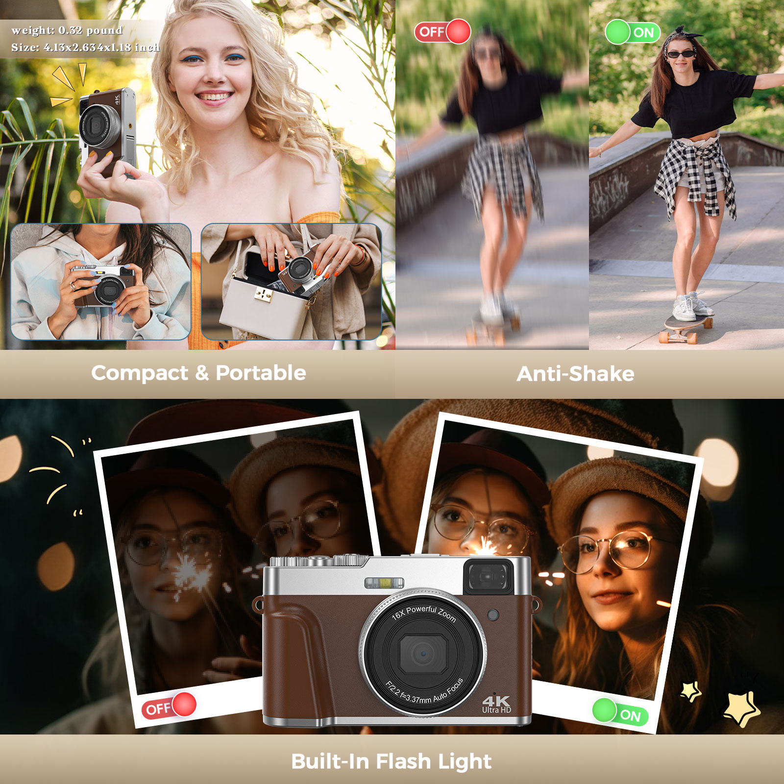 9PC 4K Dijital Kamera, 48MP Vl - Beauty Makeup Camera incelemesi ve fiyatı