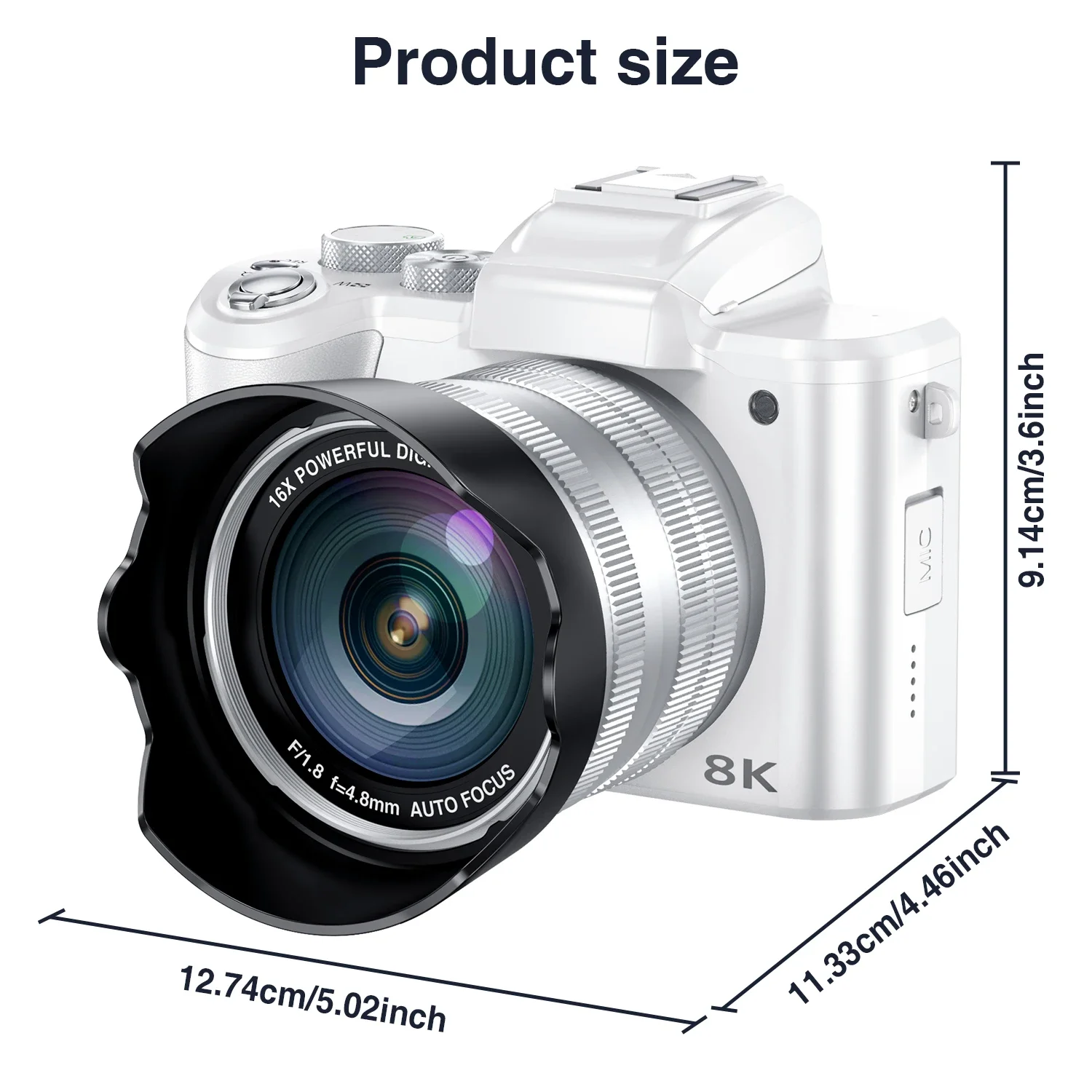 Fotoğrafçılık için 8K Özçekim  - Beauty Makeup Camera incelemesi ve fiyatı