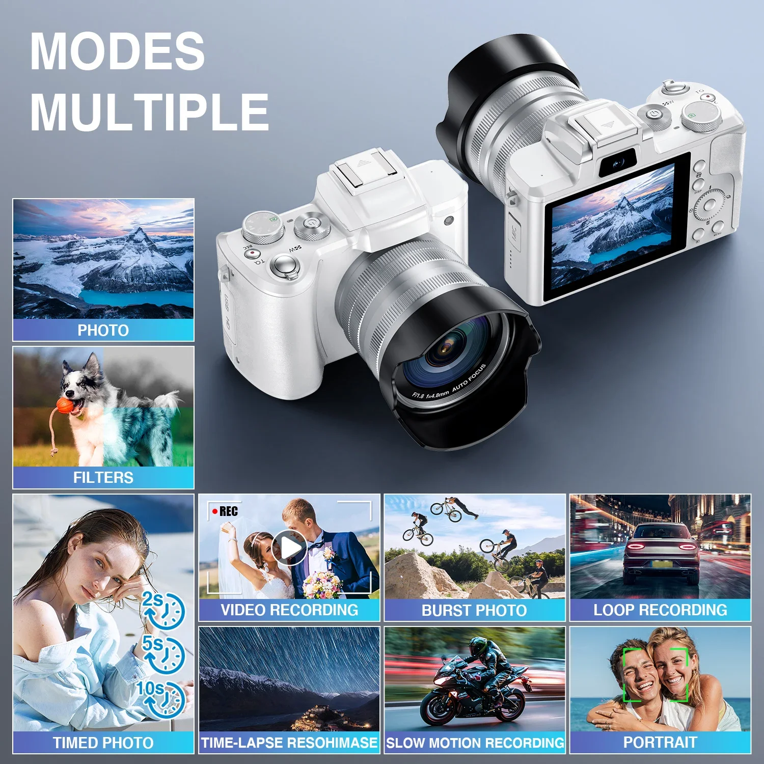 Fotoğrafçılık için 8K Özçekim  - Beauty Makeup Camera incelemesi ve fiyatı