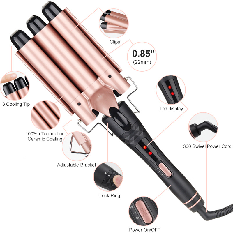 5'i 1 Arada Değiştirilebilir S - Hair Curling Wand incelemesi ve fiyatı