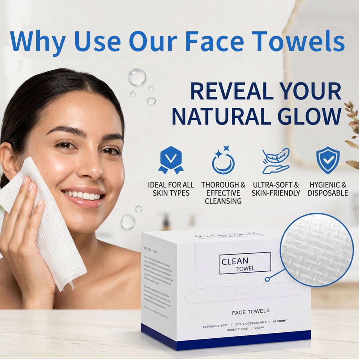 50 Adet/Kutu Tek Kullanımlık Y - Beauty Makeup Remover incelemesi ve fiyatı