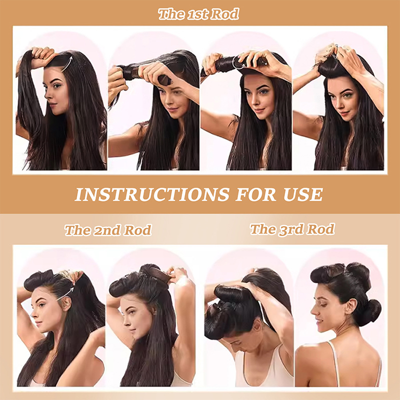 4 adet Isısız Saç Bigudisi Baş - Hair Curling Wand incelemesi ve fiyatı